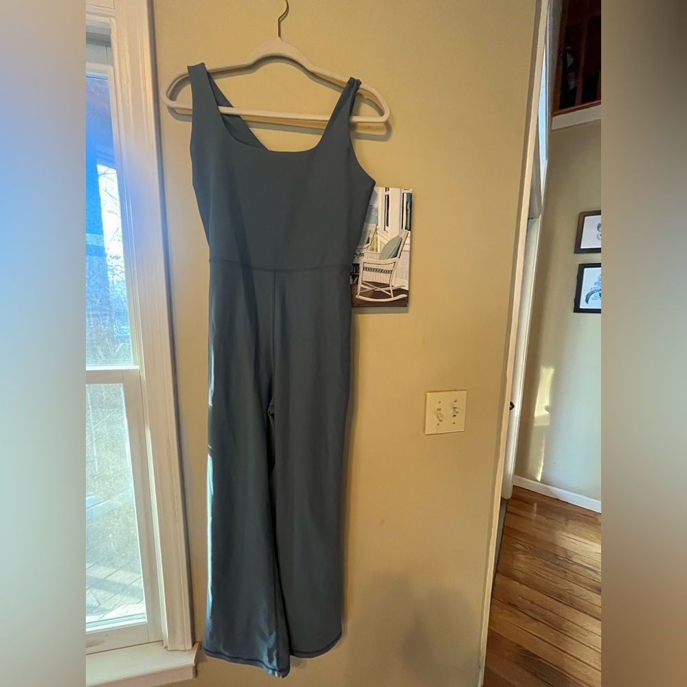 Old Navy Flared leg Teal Blue Jumpsuit